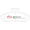 DBA Street Performance Brake Pads 135.9mm x 61.6mm DB1085SP - Front