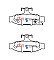 DBA Street Series Ceramic Brake Pads 114mm x 56mm DB1106SS - Rear