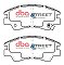 DBA Street Series Ceramic Brake Pads 127.7mm x 56.6mm DB1113SS - Front