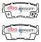 DBA Street Series Ceramic Brake Pads 103.5mm x 43.5mm DB1134SS - Front