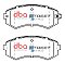 DBA Street Series Ceramic Brake Pads 121mm x 50.6mm DB1148SS - Rear