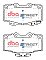 DBA Street Series Ceramic Brake Pads 119.3/119.3mm x 68.1/73.7mm DB1149SS - Front