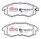 DBA Street Series Ceramic Brake Pads 137.2mm x 54.2mm DB1167SS - Front
