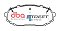 DBA Street Series Ceramic Brake Pads 110.1mm x 46.1mm DB1178SS - Front
