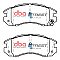 DBA Street Series Ceramic Brake Pads 127.8mm x 54.4mm DB1185SS - Front