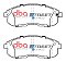 DBA Street Series Ceramic Brake Pads 137.2mm x 54.2mm DB1187SS - Front