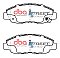 DBA Street Series Ceramic Brake Pads 137.8mm x 52mm DB1191SS - Front
