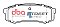 DBA Street Series Semi-Metallic Brake Pads 116.4mm x 44.1mm DB1200SS - Rear
