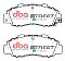 DBA Street Series Ceramic Brake Pads 148.7mm x 57.8mm DB1206SS - Front