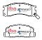 DBA Street Series Ceramic Brake Pads 136.7/128.4mm x 54.9/51.8mm DB1215SS - Front