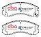DBA Street Series Ceramic Brake Pads 149.9mm x 58.4mm DB1223SS - Front
