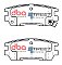 DBA Street Series Ceramic Brake Pads 108mm x 43.4mm DB1231SS - Rear
