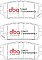 DBA Street Performance Brake Pads 107.6mm x 45.6mm DB1238SP - Rear