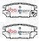 DBA Street Series Ceramic Brake Pads 107.7mm x 45.5mm DB1238SS - Rear