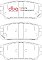 DBA Xtreme Performance Brake Pads 107.6mm x 45.6mm DB1238XP - Rear