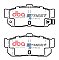 DBA Street Series Ceramic Brake Pads 105.3mm x 46.7mm DB1247SS - Rear
