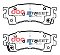 DBA Street Series Ceramic Brake Pads 131.6mm x 51.4mm DB1255SS - Front