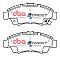 DBA Street Series Ceramic Brake Pads 131.3mm x 55.5mm DB1262SS - Front