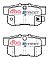 DBA Street Series Ceramic Brake Pads 88.8mm x 47.6mm DB1265SS - Rear