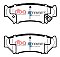 DBA Street Series Ceramic Brake Pads 116.7mm x 45.3mm DB1266SS - Front