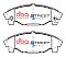 DBA Street Series Ceramic Brake Pads 125.4mm x 45.1mm DB1271SS - Front