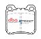 DBA Street Series Ceramic Brake Pads 61.7mm x 61.3mm DB1273SS - Rear