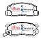 DBA Street Series Ceramic Brake Pads 128.4/126.5mm x 51.8/54.9mm DB1276SS - Front