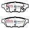 DBA Street Series Ceramic Brake Pads 98.8mm x 37.4mm DB1278SS - Rear