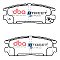 DBA Street Series Ceramic Brake Pads 109.7mm x 42.2mm DB1280SS - Rear