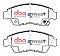 DBA Street Series Ceramic Brake Pads 136.7mm x 57.7mm DB1286SS - Front
