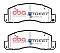 DBA Street Series Semi-Metallic Brake Pads 166.4mm x 62.5mm DB1293SS - Front