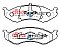 DBA Street Series Semi-Metallic Brake Pads 177.1mm x 54.9mm DB1311SS - Front
