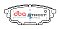 DBA Street Series Ceramic Brake Pads 100.5mm x 39mm DB1359SS - Rear
