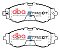 DBA Street Series Ceramic Brake Pads 143.2mm x 51.3mm DB1370SS - Front