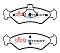 DBA Street Series Ceramic Brake Pads 140.2/141.3mm x 44.5/44.5mm DB1373SS - Front