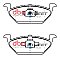 DBA Street Series Ceramic Brake Pads 146mm x 54.7mm DB1387SS - Front