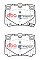 DBA Street Series Ceramic Brake Pads 78.9mm x 59mm DB1390SS - Rear