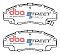 DBA Street Series Ceramic Brake Pads 148.9mm x 58.7mm DB1393SS - Front