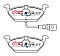 DBA Street Series Ceramic Brake Pads 146mm x 54.7mm DB1405SS - Front