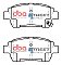 DBA Street Series Ceramic Brake Pads 116.4/116.4mm x 51.4/54.5mm DB1422SS - Front