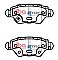 DBA Street Series Ceramic Brake Pads 104.8mm x 42.7mm DB1425SS - Rear