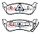 DBA Street Series Ceramic Brake Pads 140/140mm x 60.9/50.1mm DB1430SS - Front