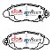 DBA Street Series Ceramic Brake Pads 168.7mm x 65.3mm DB1436SS - Front