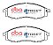 DBA Street Series Ceramic Brake Pads 164.1mm x 56.8mm DB1439SS - Front