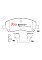 DBA Street Performance Brake Pads 144.9mm x 55.1mm DB1441SP - Front