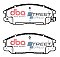 DBA Street Series Ceramic Brake Pads 149mm x 58mm DB1450SS - Front