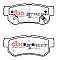 DBA Street Series Ceramic Brake Pads 98.8mm x 40.8mm DB1451SS - Rear