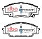 DBA Street Series Ceramic Brake Pads 135.2mm x 52.3mm DB1452SS - Front