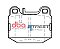 DBA Street Series Ceramic Brake Pads 76.7mm x 65.6mm DB1461SS - Rear