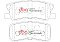DBA Street Performance Brake Pads 111.5mm x 44.9mm DB1464SP - Rear